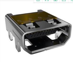 10118242-001RLF 板座 弯式表贴 19P 高清接口  HDMI Type D