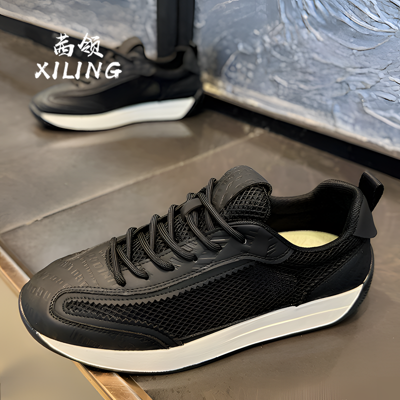 网面透气新款休闲鞋子男德训鞋