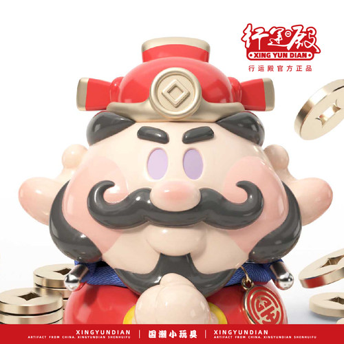 神回复盲盒摆件Q版财神不倒翁