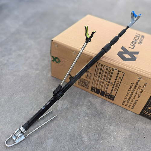 连球新款钓鱼炮台支架加厚架杆