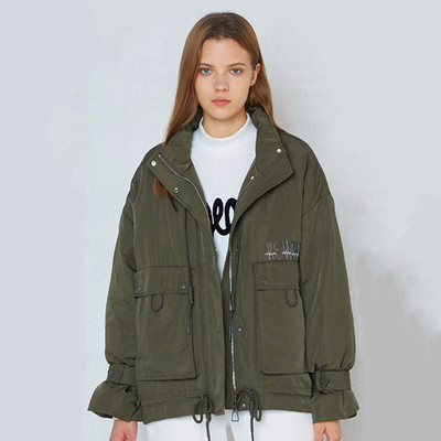 Jucy Judy冬款女士休闲短款外套派克工装羽绒服少量JUDJ723F-1980