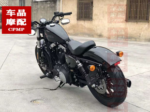 哈雷883 1200 X48大灯 仪表 手把开关 头罩 后视镜 挡风 大灯喇叭