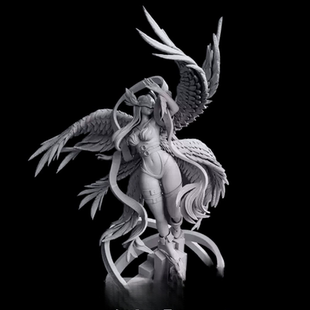 MegaHouse 数码宝贝天女兽 模型手办GK模玩树脂雕像白模3D打印