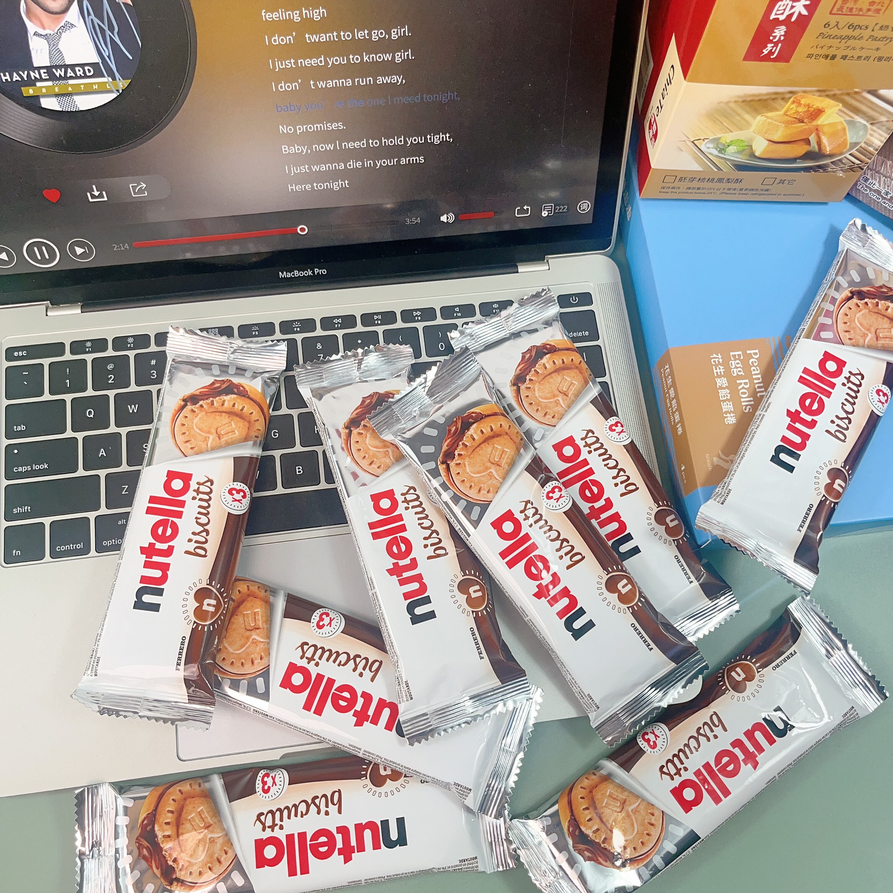 德国进口nutella费.列罗爱心饼干能多益榛子酱巧克力夹心休闲零食