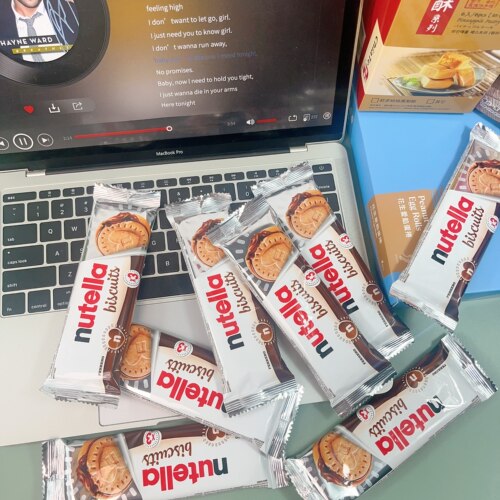 德国进口nutella费.列罗爱心饼干能多益榛子酱巧克力夹心休闲零食