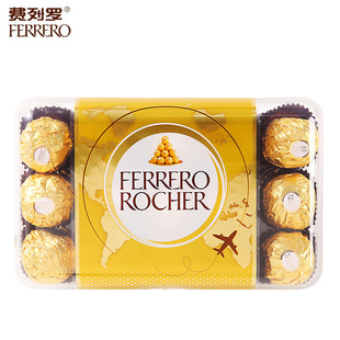 喜糖正品 散装 送女友 T30粒装 意大利进口费.列罗巧克力水晶礼盒装