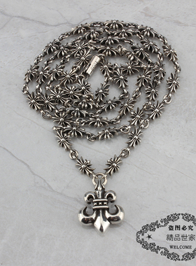 gd项链吊坠纯银童军花
