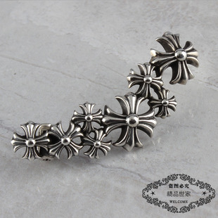 耳夹 十字架耳钉 耳环 S92纯银 ROCK 周扬青网红同款 HEARTS