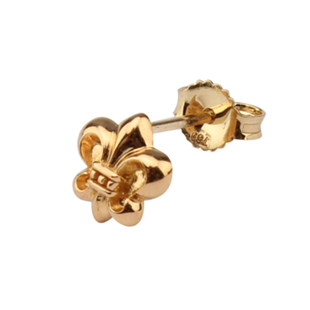 ROCK HEARTS 黄金22K金耳钉童军花 镀金 纯金 耳钉网红同款