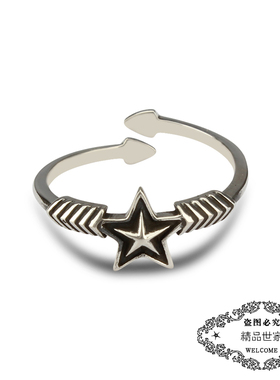 欧美风纯银超细权志龙周扬青尾戒