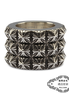 十字架罗志祥网红同款纯银尾戒