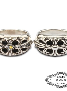 朋克风纯银戒指谢霆锋同款