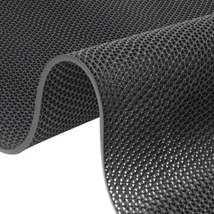 金宁黑色防滑地垫厨房厕所浴室门垫户外商用地毯pvc镂空防水垫子