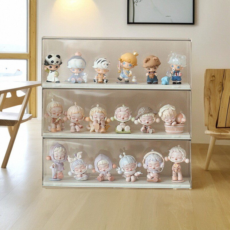 样品盒收纳展示架手办玩具整理盒