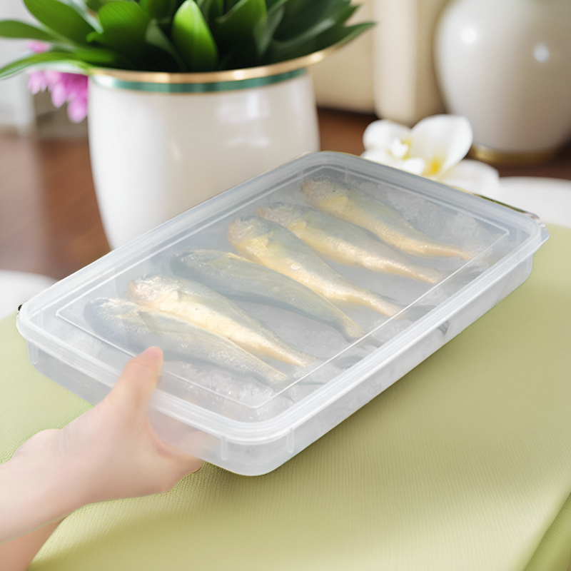 透明保鲜盒食品级塑料长方形