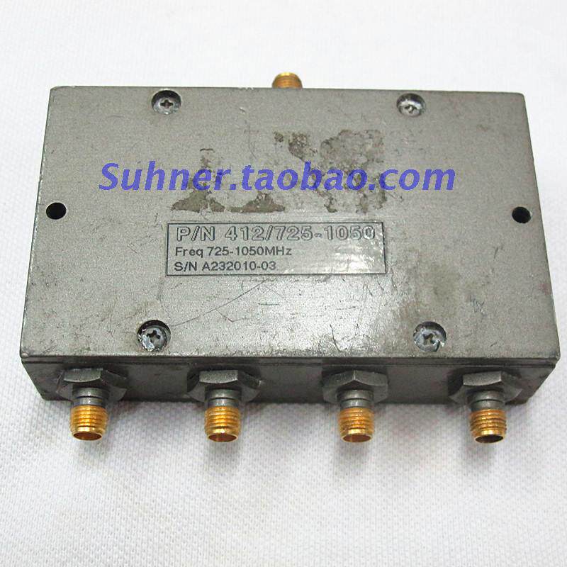 P/N 412/725-1050 Freq 725-1050MHz 一分四 SMA 功分器