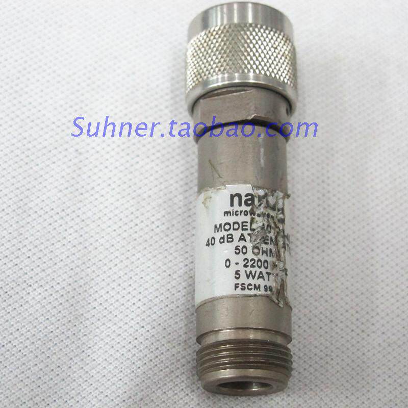 二手拆机件：美国NARDA  40db 5W  N型衰减器；