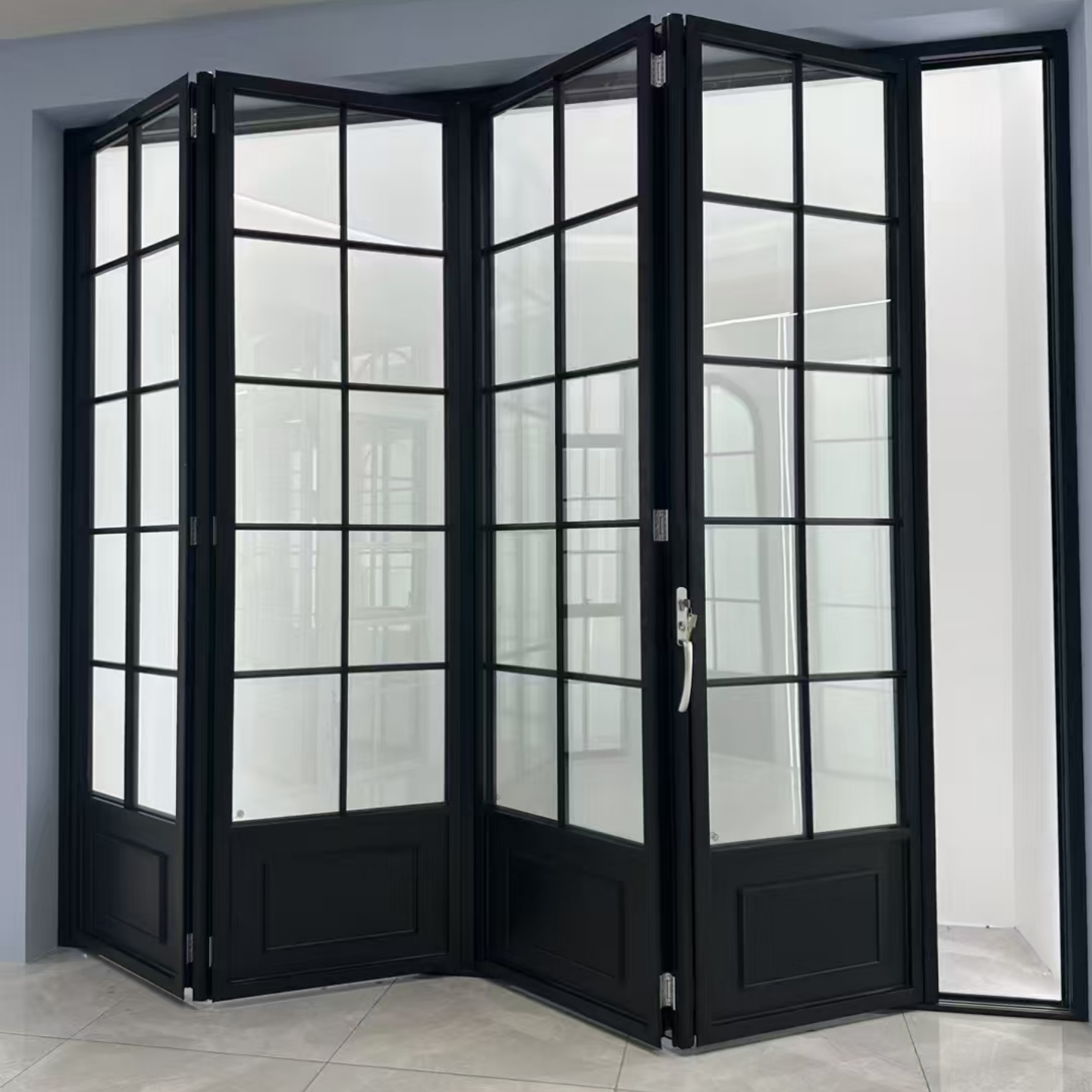 抗台风级别重型折叠门商铺阳台门