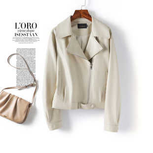 2025新款皮衣外套女短款时尚减龄小个子海宁真皮秋冬绵羊皮夹克