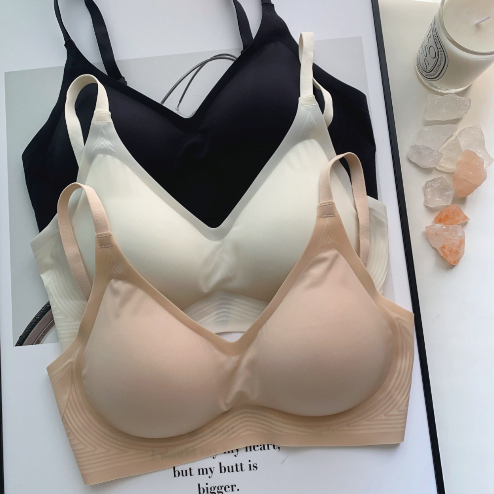 超薄抗菌面料无钢圈无痕圆润胸