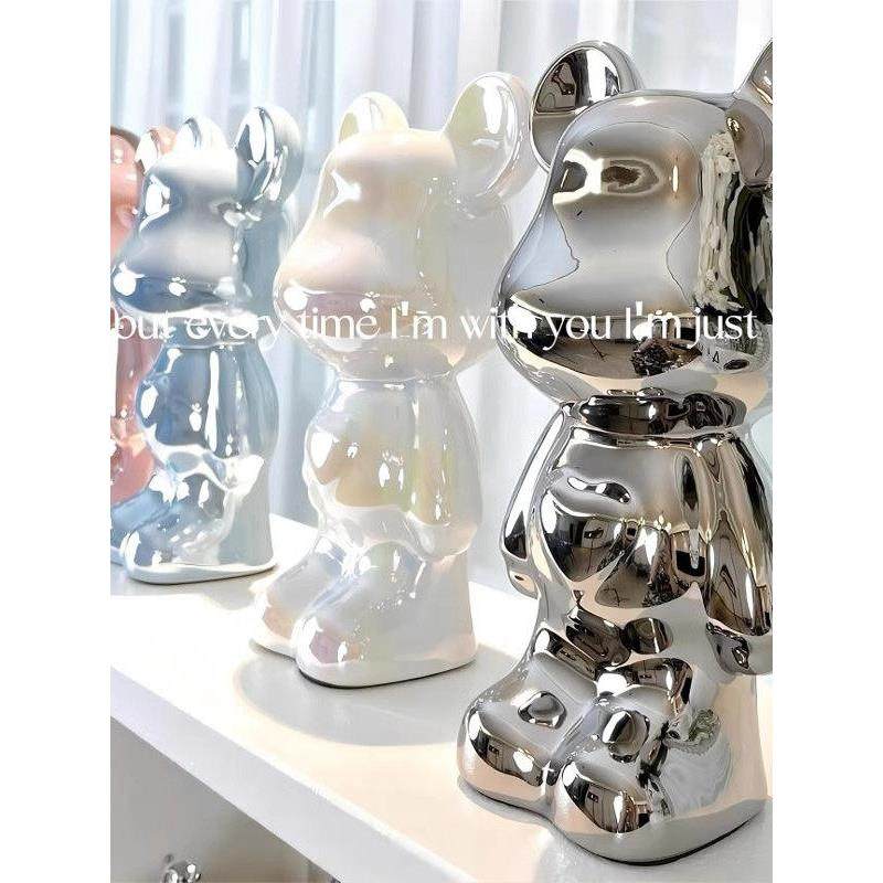 暴力熊摆件客厅玄关桌面轻奢高档家居电视柜酒柜装饰品高级感小众,家居饰品,装饰摆件,淘宝优惠券,粉丝福利购,淘宝优惠卷