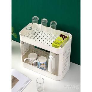 水杯架子置物架桌面放玻璃杯马克杯茶杯收纳架茶水间杯子沥水杯架