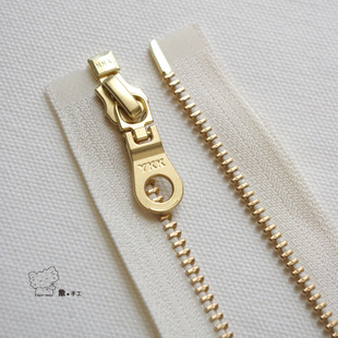 50_80cmYKK5号金铜开口拉链 拉锁配件 外套皮衣夹克羽绒服棉大衣装