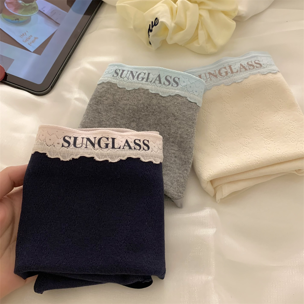 面包和猫咪好天气甜美女生三角裤