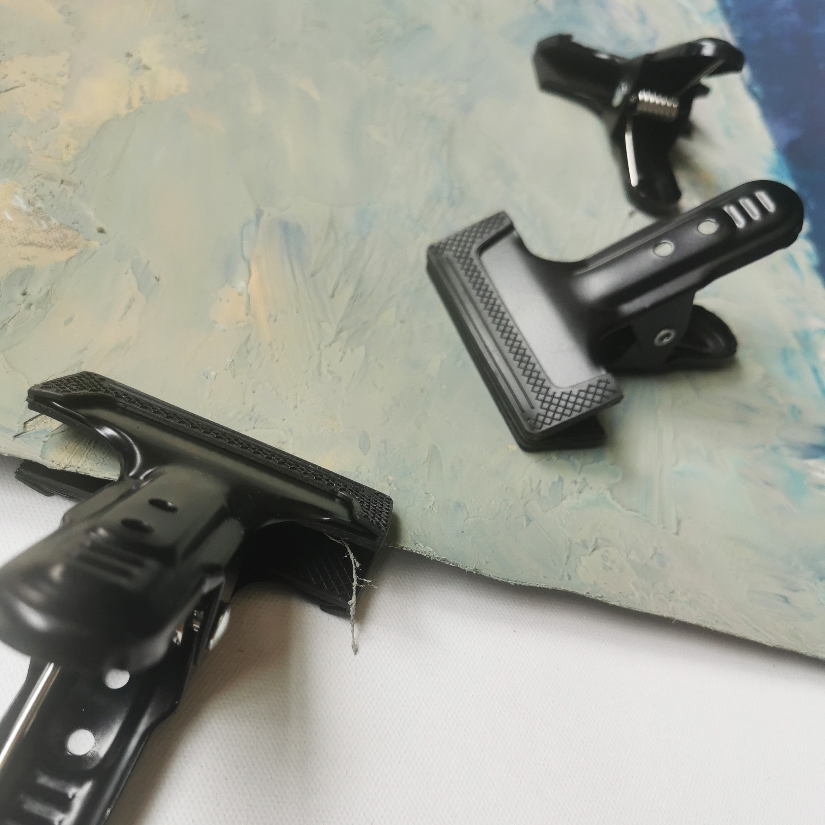 正品 8cm多功能大力 夹背景架布夹可夹4cm厚物体大号票夹黑铁夹