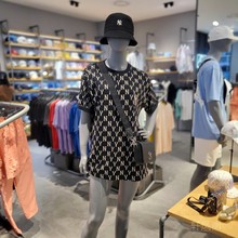 T恤3ATSM0114韩国专柜代购 男女通用字母组合休闲短袖 新款 MLB夏季