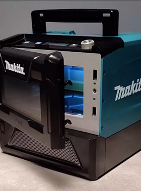 正品牧田MW001充电式微波炉40V锂电加热便当500W户外350W可调温度