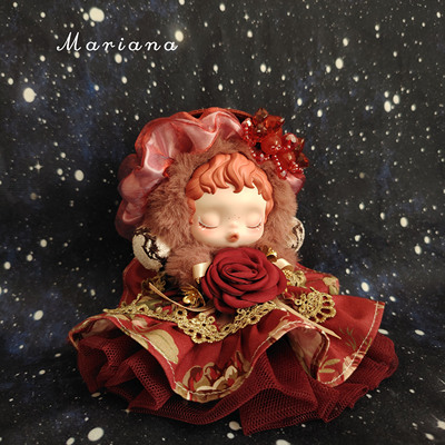 原创手工SP光织园不眠剧场搪胶公仔着替绽染星夜之眸困困睡魔娃衣