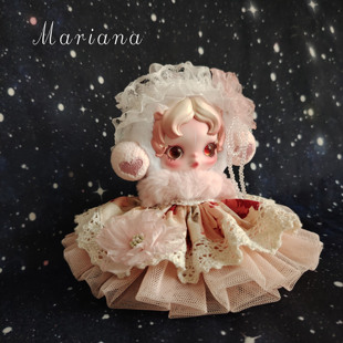 原创手工SP冬日乐章光织园朝晖漫煦不眠剧场幽灵小熊蛋糕冬款娃衣