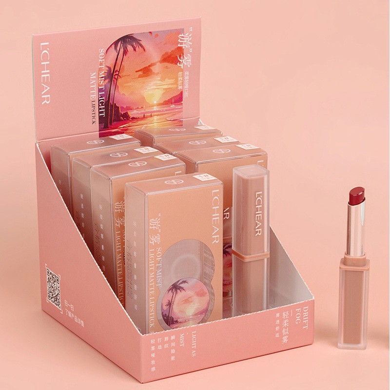 蕾琪水精华镜光口红滋润保湿学生丝绒哑光泥雾口红