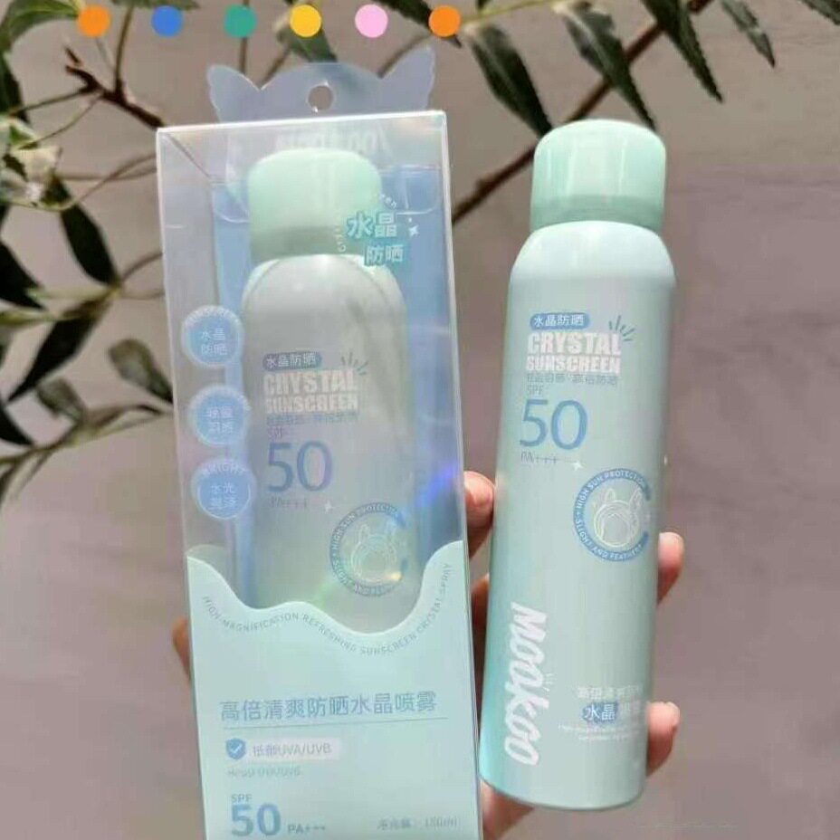 冰之恋高倍清爽防晒水晶喷雾150ml防紫外线户外运动军训保湿防晒图片