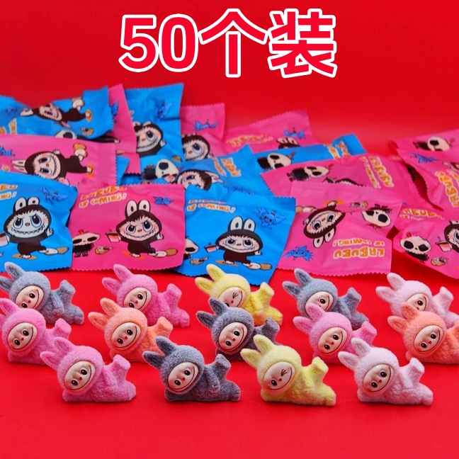 拉布布盲袋洞洞乐手办摆件盲盒