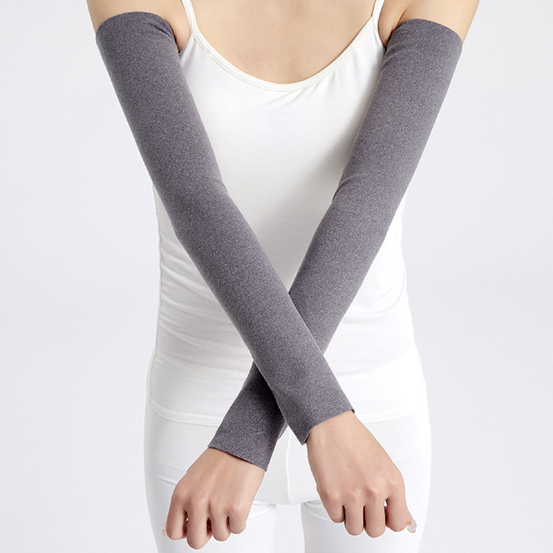 德绒长款保暖防寒手臂套护袖护肘