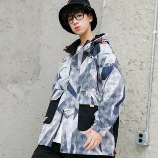 小灵丁秋冬季新款男童加棉两面穿风衣加厚外套中大童冲锋衣百搭