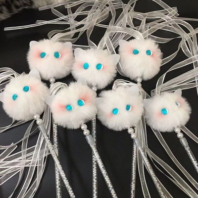 可爱仙女流苏彩带网红逗猫棒