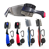 热卖 高尔夫球杆刷 亚马逊 速卖通 高尔夫球刷 双面多功能清洁刷