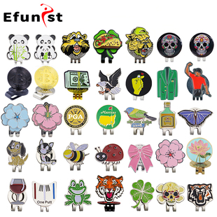 高尔夫帽夹马克 带磁铁夹子果岭球位标 全新卡通MARK配件球迷用品