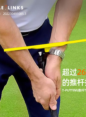 T-Stroke高尔夫推杆练习器T-Putting姿势纠正训练 室内外推杆辅助
