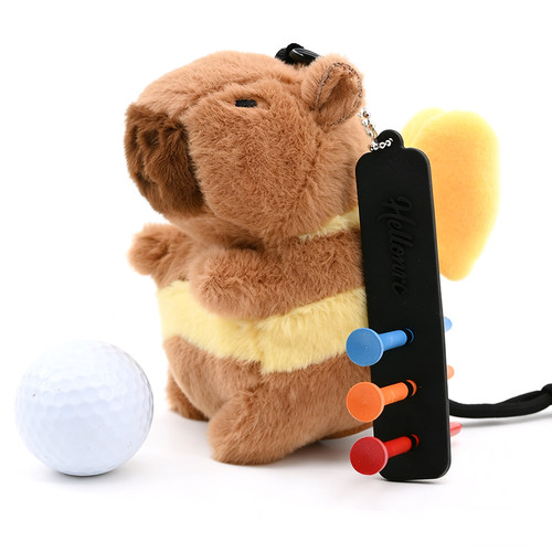 高尔夫小球袋可爱卡皮巴拉球包