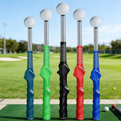 高尔夫练习器伸缩挥杆棒发声节奏姿势辅助训练器材室内初学练习器