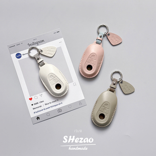 GLE 适用奔驰钥匙套女c260l e300l a200l GLB车钥匙套壳扣包 glc