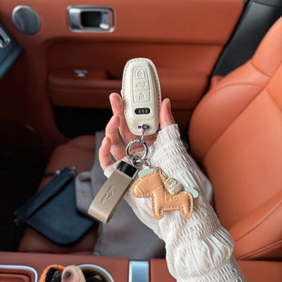 A7L A6真皮钥匙壳扣包 适用奥迪钥匙套女A3L A6L