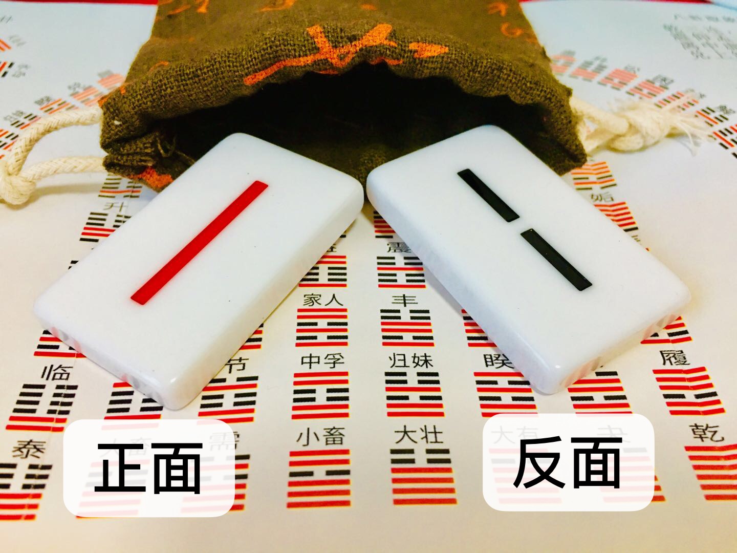 周易教具亚克力爻板可组合卦象送方圆图