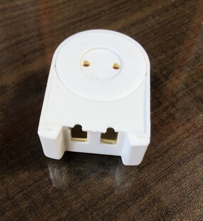 T8弹簧灯脚  顶式灯座 老式弹簧日光灯座 T8日光灯灯脚