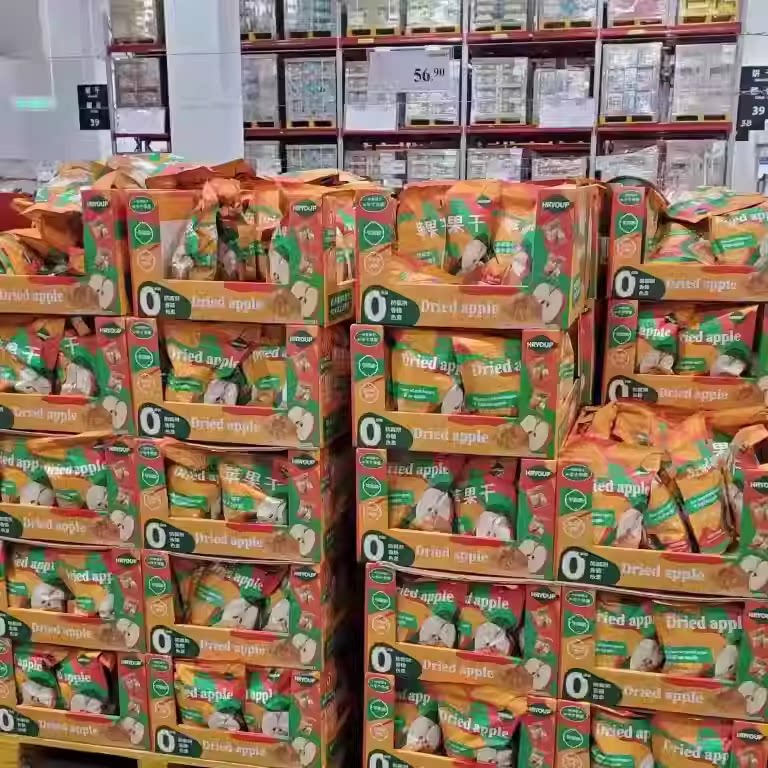 山姆会员代购苹果干560g无添加红富士果蔬干独立包装孕妇零食儿童