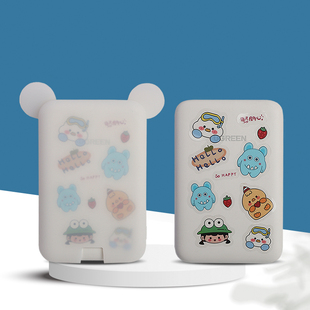 适用于绿联磁吸充电宝保护套10000毫安硅胶套防尘防摔卡通软套潮